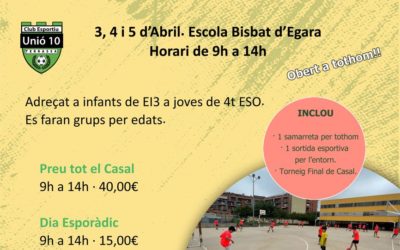 Casal de Setmana Santa. Futbol Sala i Multiesportiu